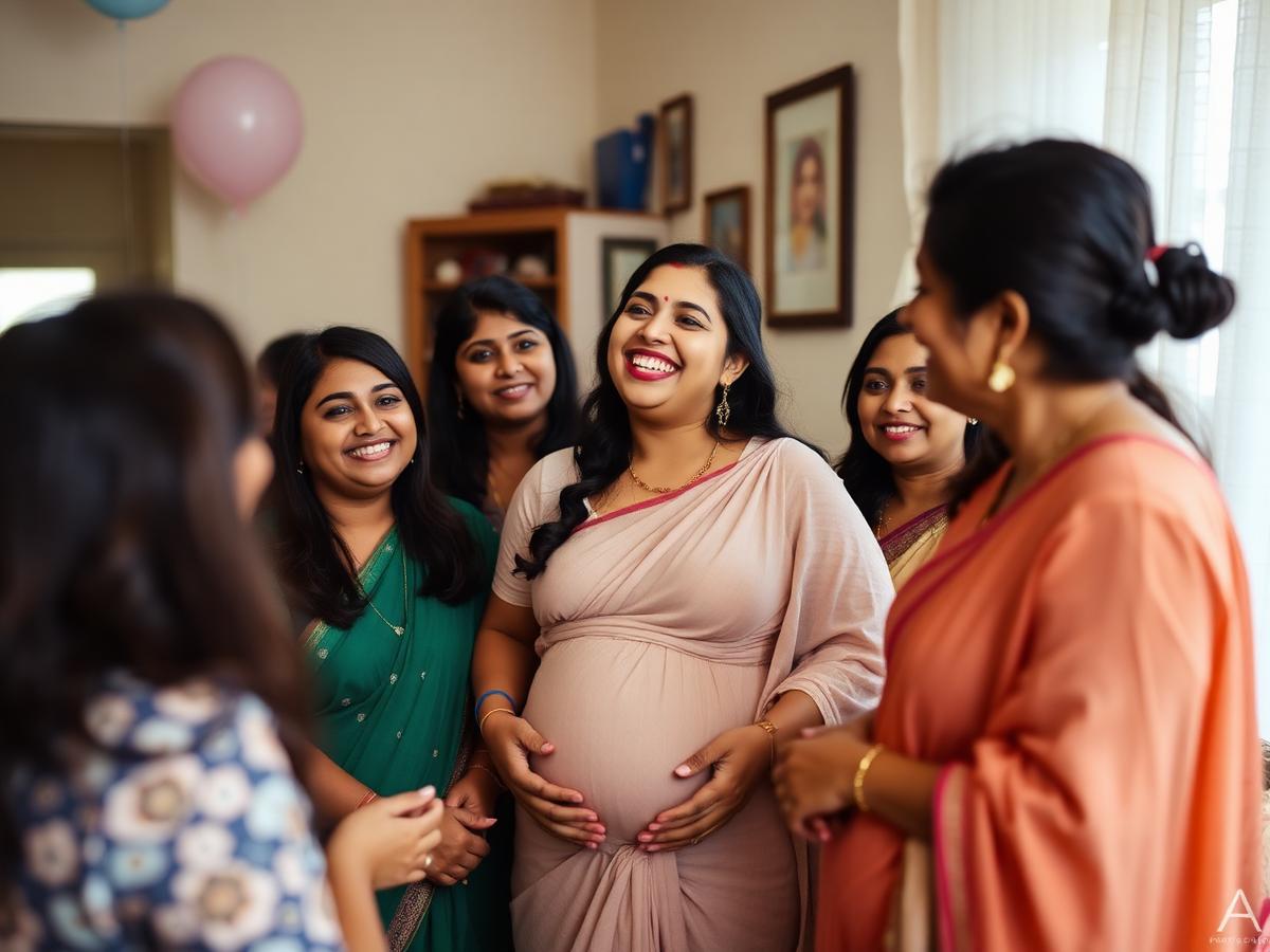Baby shower styling for Meera Iyer