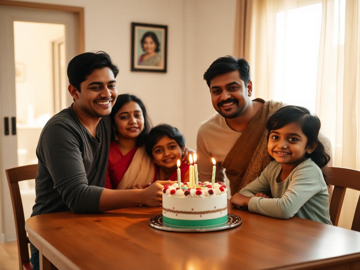 Home birthday setup for Rohit Malhotra